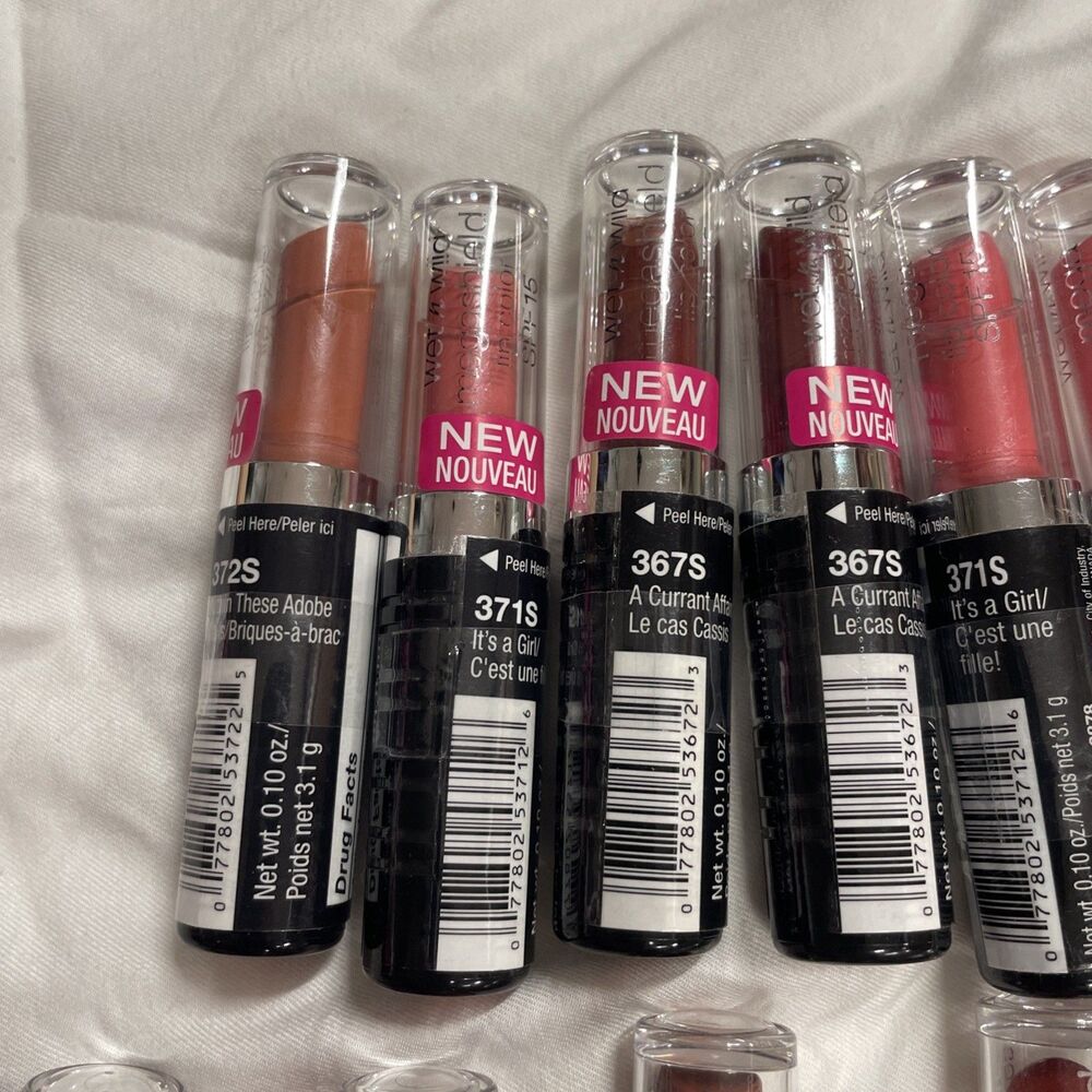 Lot Of 20 Wet N Wild MEGA SHIELD Lip Color NOS Pink Currant Birthday Variety - Picture 2 of 7
